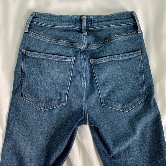 AGOLDE Sophie Skinny Jean Raw Ankle Hem Size 25 - Picture 3 of 11